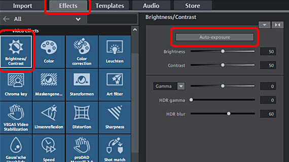 Auto exposure Video optimization
